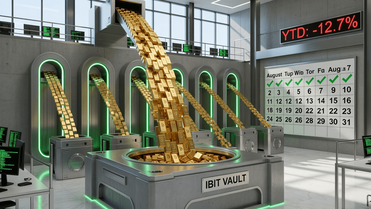 US spot BTC ETFs: five green days, about $854M week.