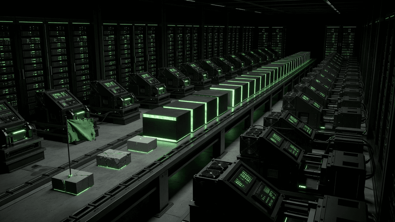 BIP-110 minority fork mines two blocks then stalls.
