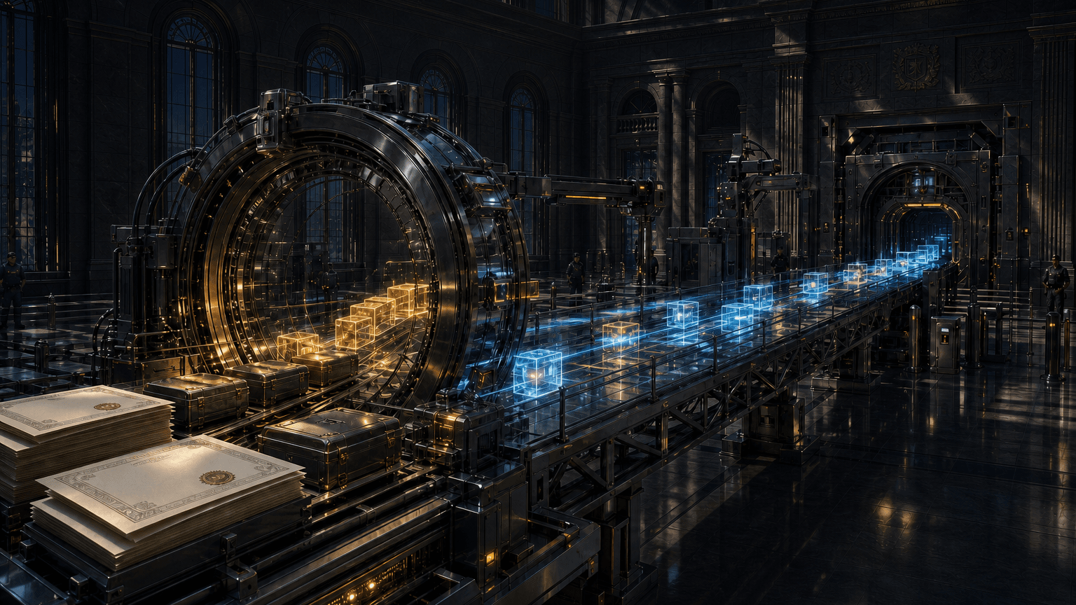 DTCC production trades using tokenized assets across existing securities infrastructure.