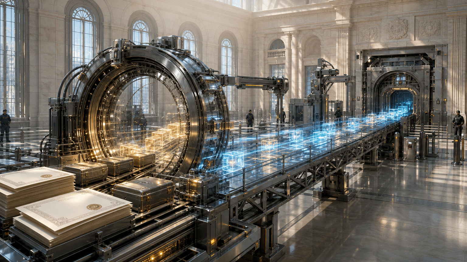 DTCC production trades using tokenized assets across existing securities infrastructure.